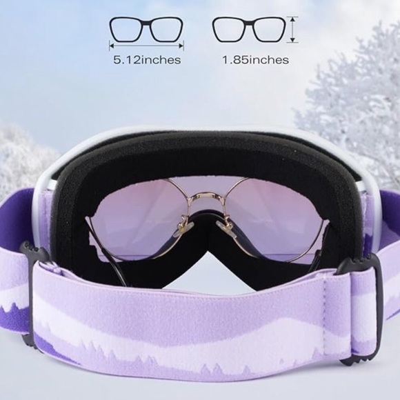 Anti-fog snow goggles UV protection